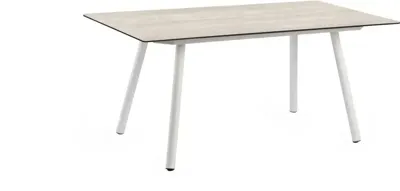Tierra Outdoor hoge lounge tuintafel natal travertin trespa 150x76x70cm crème white