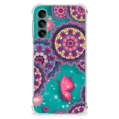 Samsung Galaxy A24 Back Cover Cirkels en Vlinders Samsung Galaxy A24 Back Cover Cirkels en Vlinders