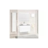 Wiesbaden Kolomkast Hoge Kast 160 cm Bologna 160x40x35 Mat Wit - thumbnail