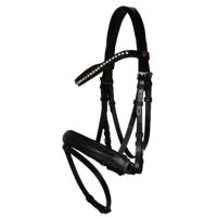 Rossner Dimaro hoofdstel zwart maat:pony - thumbnail
