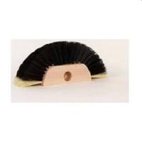 Luva Ragebol Zwart-Wit Kunsthaar met Steelhouder - thumbnail