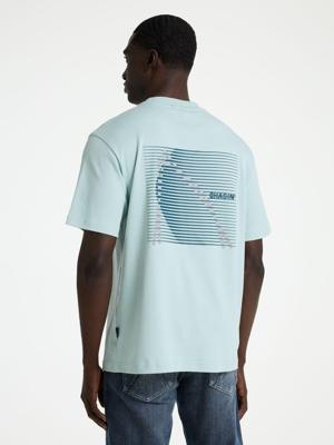 Chasin Ido Tee Print T-shirts E62 - M.blue