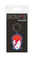 David Bowie Rubber Keychain Aladdin Sane 6 cm - thumbnail
