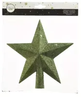 Piek plc ster l4.2b19h19 cm d.groen kerst Decoris - Decoris - thumbnail