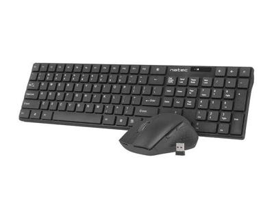 Natec Draadloze 2in1 Stingray Toetsenbord+Muis Set (US)