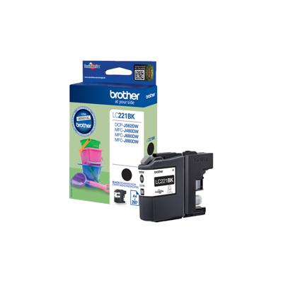 Brother Inktcartridge LC-221BK Origineel Zwart LC-221 BK