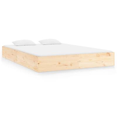 Bedframe zonder matras massief hout 120x200 cm
