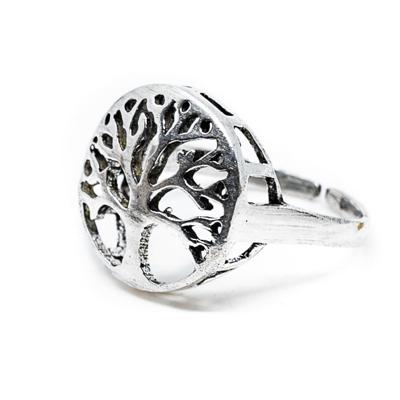 Verstelbare Ring Tree of Life Zilverkleurig (20 mm) Verstelbare Ring Tree of Life Zilverkleurig (20 mm)