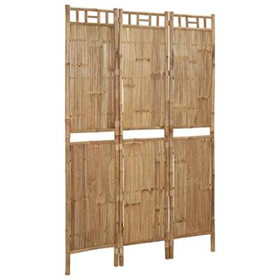 Kamerscherm met 3 panelen 120x180 cm bamboe
