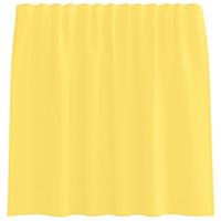 Gordijnen voile met roedezakken 2 st geel - thumbnail