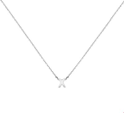 TFT Zilveren Ketting Letter X 1,1 mm x 41-45 cm