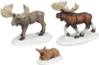 Moose 3 stuks l8,5xb4,5xh7 cm Luville - Luville - thumbnail