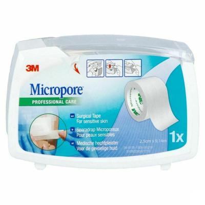 Micropore 3m 25,0mmx9,1m Nieuwe Dispenser 1530p-1d