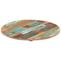 VidaXL Tafelblad rond 15-16 mm 40 cm massief gerecycled hout - thumbnail