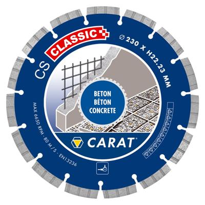 Carat DIAMANTZAAG BETON Ø230x22,23MM, CS CLASSIC - CSC2303000 - CSC2303000
