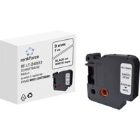 Labeltape Renkforce RF-LT-D40913 Compatibel vervangt DYMO D1 - 40913 9 mm Tapekleur: Wit Tekstkleur: Zwart 7 m - thumbnail