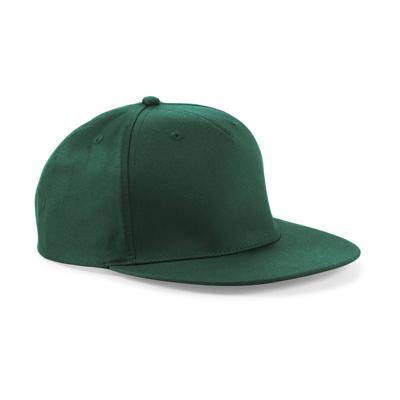 Beechfield CB610 5 Panel Snapback Rapper Cap - Bottle Green - One Size