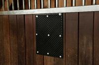 Borstelmat voor Paard, Kalf, Geit Zwart (L60xB40cm) - thumbnail