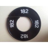 Maatring zwart/wit 182 - thumbnail