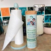 Eco Green Living Herbruikbare bamboe keukenrol - 20 vellen - thumbnail