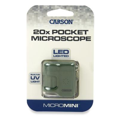 Carson zakmicroscoop micromini 20x groen