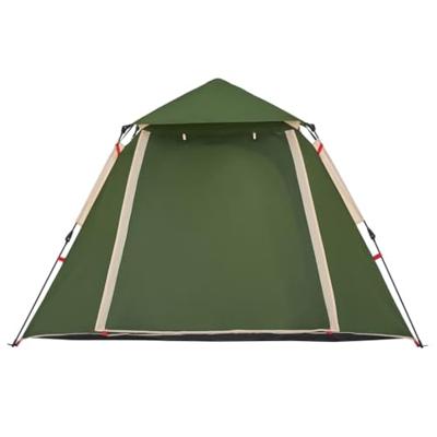 Koepeltent 4-persoons snelontgrendeling groen