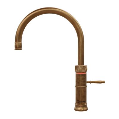 Quooker Classic Fusion Round kokendwaterkraan - draaibare uitloop - PRO3 reservoir - Warm / kokend water - Messing Patina (Goud) 3CFRPTN Quooker Classic Fusion Round kokendwaterkraan - draaibare uitloop - PRO3 reservoir - Warm / kokend water - Messing Patina (Goud) 3CFRPTN