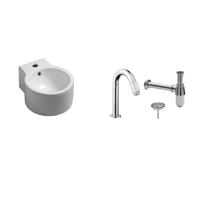 Fonteinset Hera Keramiek 35X28 cm RVS Aqua Splash - thumbnail