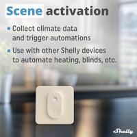 Shelly Shelly BLU H&T Ivory Temperatuursensor en luchtvochtigheidssensor Bluetooth - thumbnail