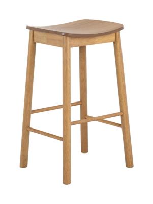 Bendt Barkruk 'Vernard' Eiken (zithoogte 74cm)