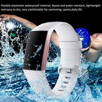 Fitbit Charge 2 siliconen bandje - Maat: Small - Paars - thumbnail