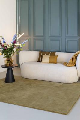 MOMO Rugs Designer Collection - MOMO Rugs Designer Elvire Instant Crush olive - 140x200 cm Vloerkleed