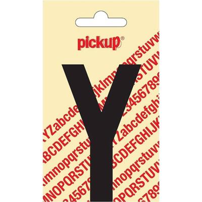 Plakletter Nobel Sticker zwarte letter Y Pickup - Pickup Plakletter Nobel Sticker zwarte letter Y Pickup - Pickup