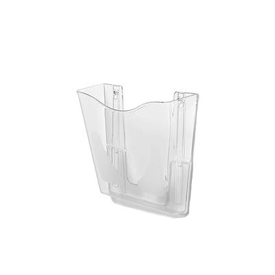 Deflecto DocuPockets muurfolderhouder verticaal, 1 vak, transparant