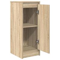 Dressoir 29,5x34x76 cm bewerkt hout sonoma eikenkleurig - thumbnail