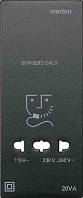 Merten 213514 Afdekking System M Antraciet 1 stuk(s)