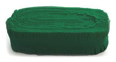 Donkergroene Crepe Papier Slinger - 24 meter