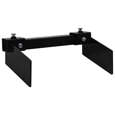 VidaXL Sneeuwploegadapter voor gazonmaaier zwart - thumbnail