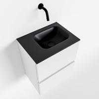 MONDIAZ ADA 40cm toiletmeubel talc. LEX wastafel urban links zonder kraangat - thumbnail