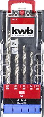 kwb 109156 HSS Boorset 3-delig DIN 338 Cilinderschacht 3 stuk(s) kwb 109156 HSS Boorset 3-delig DIN 338 Cilinderschacht 3 stuk(s)