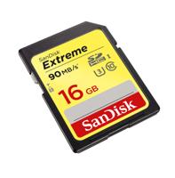 Sandisk 16GB Extreme SDHC U3/Class 10 2-pack flashgeheugen Klasse 10 UHS-I - thumbnail