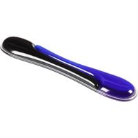 Kensington Duo Gel polssteun voor toetsenborden, blauw/zwart - thumbnail