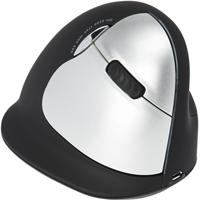 R-GO Tools HE (RGOHELAWL) Ergonomische muis Radiografisch Maat: L Optisch Zwart/zilver 5 Toetsen 2500 dpi Ergonomisch, Oplaadbaar, USB-aansluiting, - thumbnail