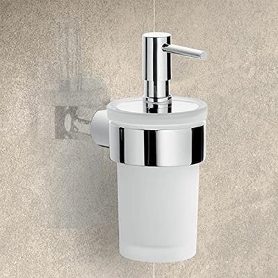 Zeepdispenser Sapho Pirenei Hangend 125 ML Chroom / Satijnglas Zeepdispenser Sapho Pirenei Hangend 125 ML Chroom / Satijnglas