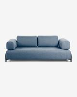Kave Home 3-zits Bank 'Compo' 232cm, kleur Blauw - thumbnail