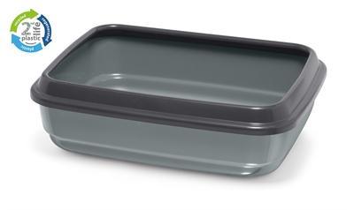 IMAC KATTENBAK JERRY 2ND LIFE LICHTGRIJS / ANTRACIET 50X40X14,5 CM