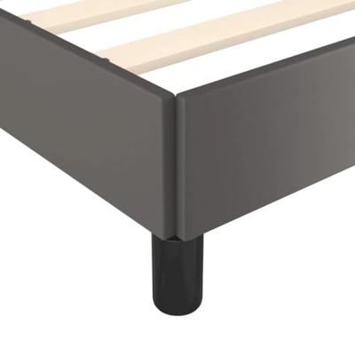Bedframe kunstleer grijs 180x200 cm