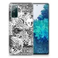 Silicone Back Case Samsung Galaxy S20 FE Skulls Angel - thumbnail