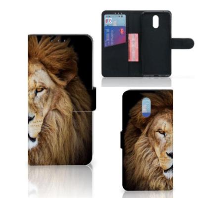 Nokia 2.3 | Telefoonhoesje | Met pasjeshouder | Leeuw