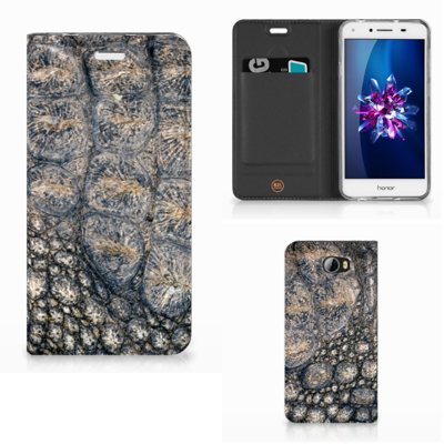 Huawei Y5 2 | Y6 Compact | Hoesje maken | Krokodillenprint